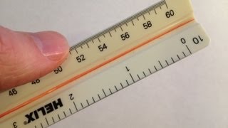 How to use an Engineers Scale or Engineers Ruler [upl. by Tonya119]