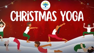 Christmas Yoga Poses  Warm ups amp Asanas for Kids  Xmas Special  Yoga Guppy [upl. by Zailer]