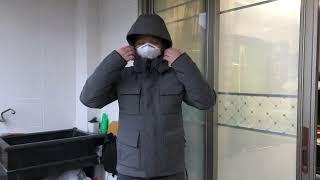 Canada Goose Maitland Parka Black Label Grey [upl. by Noicpesnoc]