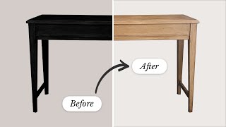 DIY Faux Wood Finish Paint Hack [upl. by Marozik]