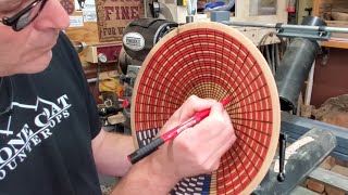 Woodturning  Basket Illusion Bowl [upl. by Lleze]