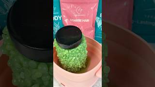 Check out portable Waxing kit 💚 yeelen yeelenwax hairremoval asmr waxing hardwax waxbeads [upl. by Yssej]