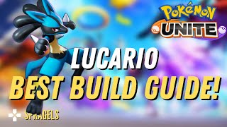 Lucario BEST Build Guide This Combo Feels OP Pokémon Unite [upl. by Myk207]