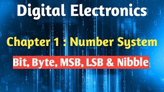 12th std Digital Electronics  MSB LSB Nibble Byte Binary representation of decimal number [upl. by Harri]