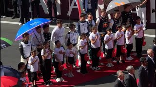 Azerbaijan national anthem  Formula1 2024 Azerbaija GP [upl. by Acirem]