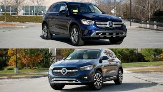 Why You Should Buy A 2021 Mercedes Benz GLC Instead of a GLA  Quick Buyers Guide [upl. by Urbano]