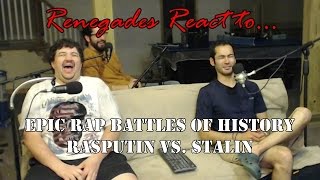 Renegades React to Epic Rap Battles of History Rasputin vs Stalin ERB [upl. by Aicenek]