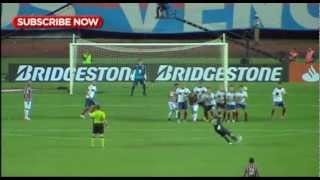 Goalkeeper scores with SUPERB free kick [upl. by Itsym]