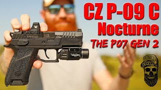 New CZ P09 C Nocturne First Shots Not What I Expected [upl. by Issi]