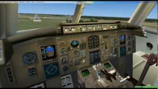 Icelandair Boeing 757300 Landing  Keflavík Iceland FSX 720HD [upl. by Orvas]