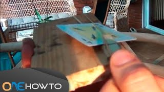 Homemade Weapon  How to make a Card Shooting Gun at home [upl. by Theta]