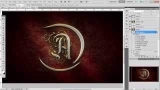 Урок5Adobe Photoshop CS5 Создание логотипа [upl. by Alair340]