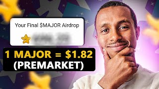 MAJOR airdrope ዋጋውና Deposit አደራረግ [upl. by Gothart]