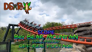 Big Bear Mountain at Dollywood OffRide Footage No Copyright Scope [upl. by Clementine]