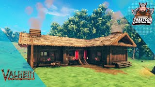 Beginners Haven A Cozy Starter Home In Valheim Viking House Build No 10 Starter House Series [upl. by Kendrah]