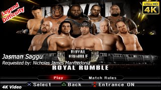 WWE SmackDown vs Raw 2009  The Miz vs 9 other wrestlers  10 Man Royal Rumble Again  Nicholas J M [upl. by Raycher214]