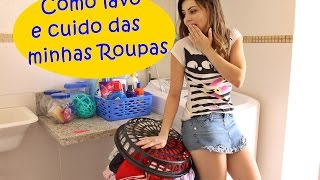 Como lavo e cuido das minhas Roupas DepoisDeCasada [upl. by Natan]