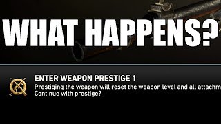 COD WW2  What Happens When You Prestige Your Weapon How To Prestige Your Weapons in COD WW2 [upl. by Jaco]