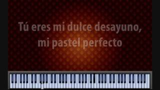 Gloria Trevi Cama y Mesa piano cover Roberto Carlos original karaoke letra [upl. by Supmart]