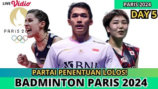 DAY 5 JADWAL BADMINTON OLIMPIADE PARIS 2024 DAY 5LAGA PAMUNGKAS FASE GRUP paris2024 [upl. by Eilsehc648]