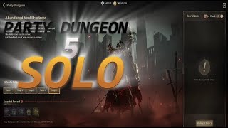 I Survived Solo The Party Dungeon Level 5 in Night Crows [upl. by Ennail]