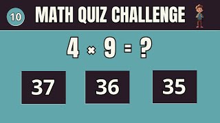 Brain Boosting Fun Maths Quiz for Kids [upl. by Urd]