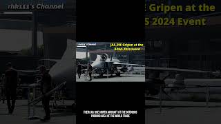 Saab AB’s JAS39E Gripen at the ADAS 2024 Event [upl. by Aehta465]