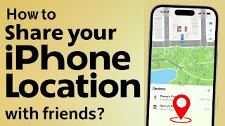 How To Share iPhone Loctaion With Any One  Full Guide [upl. by Kirima]