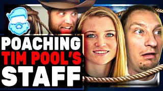 Poaching Tim Pool Staff Timcast IRL Hosts Join The Quartering [upl. by Alehtse]