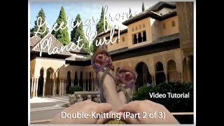 DoubleKnitting Part 2 of 3  Working a Charted Design [upl. by Akeimat]