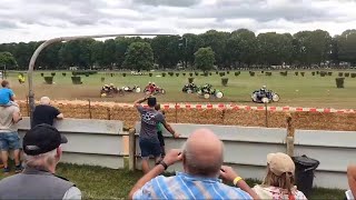 STURZ SEITENWAGEN Gespann Marco HundsruckerDesiree Holstein  Grasbahnrennen Zweibrücken 2023 [upl. by Marolda]