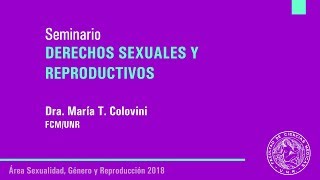 Área Sexualidad Género y Reproducción  Seminario Derechos Sexuales y Reproductivos web [upl. by Lasorella28]