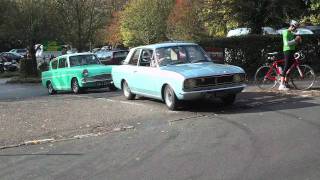 Ford Cortina MK2 amp Anglia 105E leaving box hill [upl. by Cassell665]