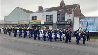 Drongan young conquerors highfield loyalist band parade Bootle Liverpool [upl. by Sinned]