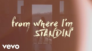 Curtis Grimes  From Where Im Standing Official Lyric Video [upl. by Pazia]