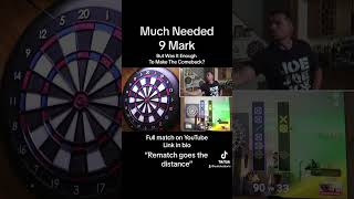 Hitting a much heeded 9 marknto try to make the comeback darts [upl. by Krongold]