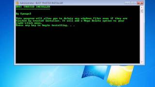 TrustedInstaller Hack Program Included [upl. by Naivaj]