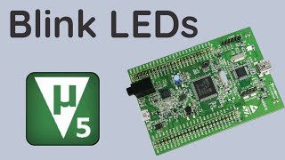 Getting started with the STM32F4 Discovery  Blink LEDs [upl. by Viki]