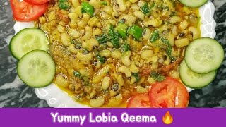 Lobia Keema Recipe😋 Bukhari Cooking Vlogs [upl. by Nairahcaz]