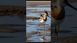 quotGraceful Movements of Spoonbilled Sandpipers in Wetlandsquot birdsinmotion05 Nature naturelovers [upl. by Jasmina]