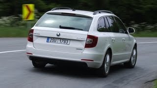 Skoda Superb Combi 16 TDI Greenline roadtest [upl. by Ayar]