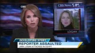 Lara Logan Attacked Assaulted by Mob of 200 2162011 [upl. by Jennee]