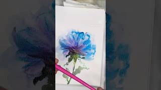 Watercolor pencils letting them flow free amp easy [upl. by Allana]