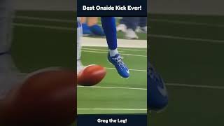 WOW Best Onside Kick Ever 😮 shorts dallascowboys cowboysnation nfl cowboys onsidekick [upl. by Dahlia]