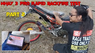 Part 2  Nhay 3 Pro Music 12 Sounds Rapid Backfire Test  Raider 150 JamSpeed [upl. by Annahtur]