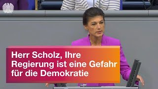 Herr Scholz Ihre Regierung ist eine Gefahr für die Demokratie [upl. by Yrrad828]