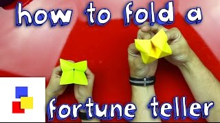 How To Fold A Fortune Teller [upl. by Stone]