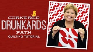 Make a Cornered Drunkards Path Quilt with Jenny Doan of Missouri Star Video Tutorial [upl. by Niwrud]