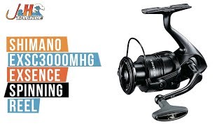 Shimano EXSC3000MHG Exsence Spinning Reel  JampH Tackle [upl. by Hans]