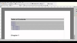How To Remove Page Numbers in TOC Open Office [upl. by Sue]
